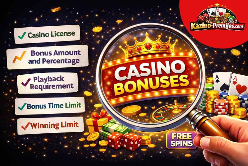 Kaip išsirinkti kazino premiją